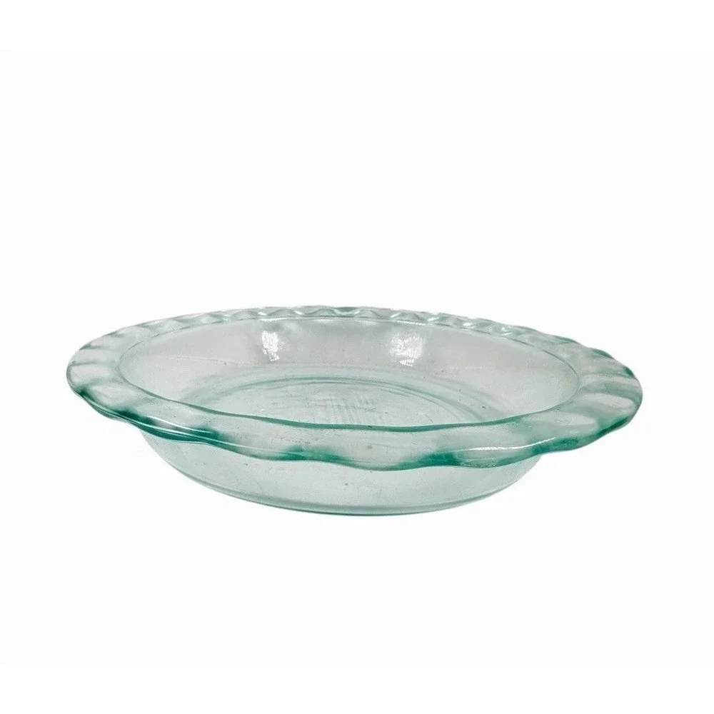 Pyrex Round Pie Plate Fluted Rim 9.5
